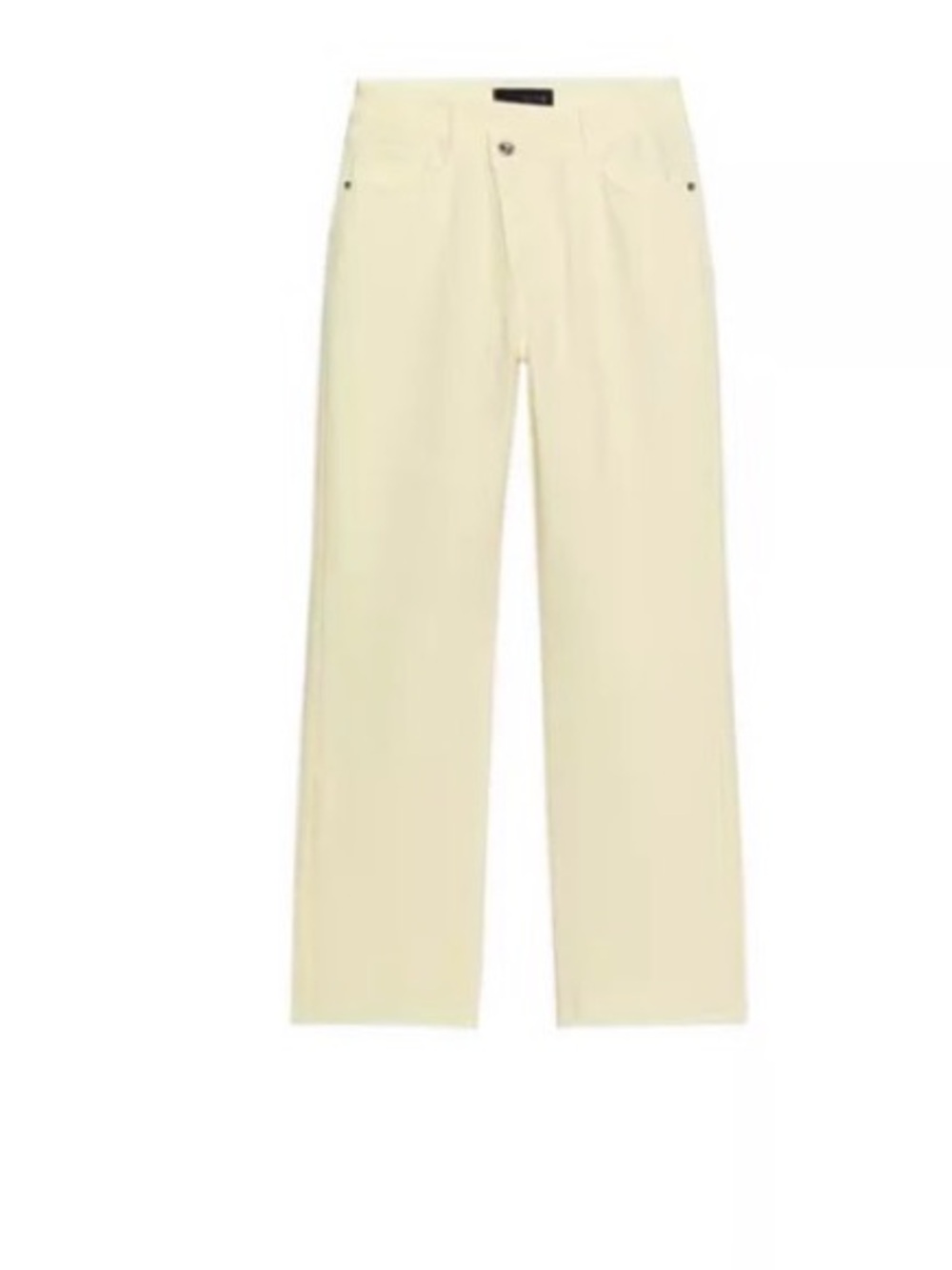 Z1975 HIGH WAISTED CROSSOVER WAIST STRAIGHT JEANS